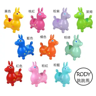 阿尼遊戲屋【RODY】RODY跳跳馬 共十色 3歲以上適用 日規 小牛津經銷 義大利製造 另加購 充氣筒、搖搖板、滑輪板