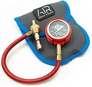 ARB ARB600 E-Z Deflator Kit 10-60 PSI 0-4 BAR Tire Pressure Gauge Rapid Air Down for Offroad Include Recovery Gear Pouch