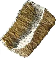BESPORTBLE Handmade Reed Grass Mat Rabbit Grass Bed for Hamster Rat and Small Pet Shelter