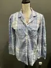NWT VICTORIAS SECRET BLUE PLAID TOP
