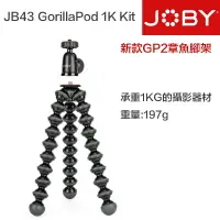 在飛比找樂天市場購物網優惠-【eYe攝影】JOBY GorillaPod 1K Kit 