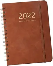 PU Planner Notebook for Students and Office Use Schedule Organizer with Coil Design for Writing Planning and Prioritizing Tasks
