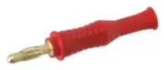 CONN, Banana, PLUG, 36A, SOLDER, RED, Banana Test Connectors 72-13680