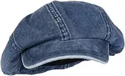 [Generic] 2025 Women's Fashion Denim Slouchy Newsboy Caps Retro Visor Berets Casual Painter Artist Hat Cabbie Hat Fiddler Hats