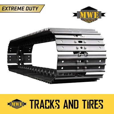 Fits JCB 8080ZTS Excavator - (1-Track) 18" MWE Steel Grouser Tracks - CAT 308, J