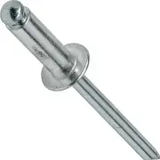 Pop Rivets 1/8" x 3/16" Aluminum Body Steel Mandrel Dome Head Blind Qty 5000