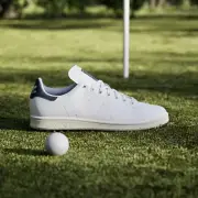 New Mens ADIDAS STAN SMITH GOLF ID4950 Cloud White/ Collegiate Navy US M 5-11.5