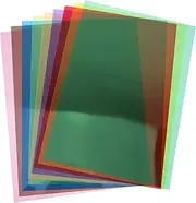 ULTECHNOVO 9pcs PVC Sheets Light Diffuser Film Warm Diffuser Sheets for Photography Lighting