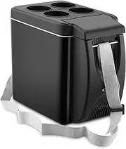 Portable Mini Fridge, Compact Car Refrigerator 6L 12V Car Refrigerator Freezer Cooler FridgesCar Freezer Cooler Warmer Electric Fridge Portable Icebox Travel Refrigerator Portable Car Fridge for Trave