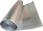 Wall Insulation Roll | Thermal Shield | Aluminum Bubble Heat Protection Barrier Wrap Board for Houses Roofs Garages Window Plumbing