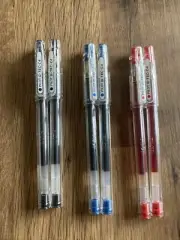 Pilot G-TEC-C4 0.4mm ASSORTED Ultra Fine Roller Ball Gel, BL-GC4 ( PKT 6 PENS )