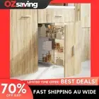 3-Tier Wire Basket Kitchen Storage Silver 47x25x56 cm Easy Install Durable 0969