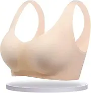 [Generic] Women's Seamless Comfortable Post-op Mastectomy Bras with Pockets Support for Silicone Breast Forms Prosthetics
