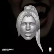Female Vampire custom head v3 for action figures