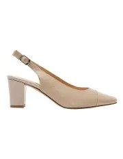 [Easy Steps] Nikita Heeled Shoes in Nude/Patent Glove