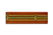 Rectangle Pool Billiard Table Snooker Scoreboard Maple and Brass