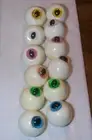 Clearance Sale - 12 White Floatable Eyeballs - Cat Eyes - - New/Old Stock