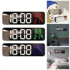 Digital LED Wall Table Clock Humidity LED Wall Table Clock Night Mode Clock