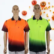 High Vis Shirt Work Polo Safety Short Sleeve Work T-shirt Industrial Work Shirt