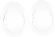ERINGOGO Doll Face Mask Kit 2pcs Reusable Plastic Covers Protect Doll Makeup for