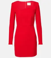 [Roland Mouret] Roland Mouret Asymmetric crêpe minidress AU 12 red