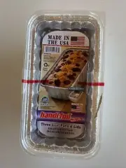 Handi-foil Bake America Ultimates Cook-n-carry Loaf Pans & Lids Mini