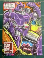 TRANSFORMERS BOTCON 2015 “GALVATRON” - 2.5" x 3.5" ORIGINAL SKETCH CARD ARTWORK