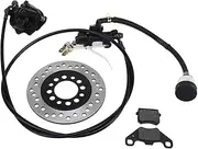 Go Kart Hydraulic Rear Disc Brake Caliper System, Go Kart Brake Kit for Dirt Bike Quad ATV Go Kart, Go Kart Brakes, Includes Brake Pads, Brakes,
