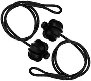 LOORGVEL 2pcs Car Rear Deck Lid Hanging Strap with Ball Design Trunk Cover String Holder for Boot Lid Organization Easy Installation Decorative Element for Car Trunk