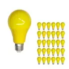 30 Pcs E27 Screw LED Bulbs SMD 2835 5W Yellow Color Energy Saving 220V A50 Balls