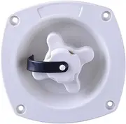 jfqm Mains Water Inlet with Pressure Regulator Filler Entry Fit for Caravan RV Boat Wall-Mounted Built-in Check Valve White