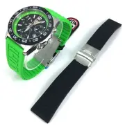Men's Luminox Pacific Diver Chronograph Green Strap Swiss Watch XS.3157.NF.SET