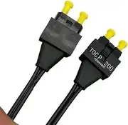 TOCP200 1mm Duplex Plastic Fiber Cable Server Cable Optical Fiber Cable(7m)