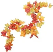 houseplants Home Decor Faux Plants Indoor Artificial Plants Indoor Autumn Decor Silk Flower Artificial Autumn Vine Autumn Hanging Vine Fall Leaves Vine Rattan Fake Vine