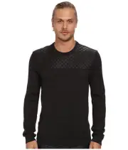 Buffalo David Bitton Wilberk Men's High Fashion Designer Crew Neck Sweater