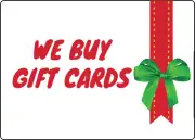 WE BUY GIFT CARDS! STOREFRONT WINDOW | Adhesive Vinyl Sign Decal