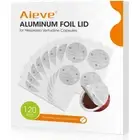 Aieve 120Pc Aluminum Foil Seals Lid for Reusable Nespresso Pods Vertuo Compatibl