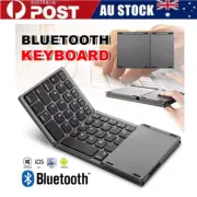 Folding Wireless Bluetooth Keyboard Touchpad Ultra slim for Tablet Phone Laptop
