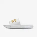 NIKE WMNS OFFCOURT SLIDE [BQ4632-106 女 涼拖鞋 經典 休閒 舒適 輕便 白 金