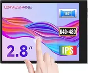 Waveshare 2.8inch Capacitive Touch Screen LCD for Raspberry Pi 480×640 Resolution DPI IPS Optical Bonding Toughened Glass Cover Low Power Solution