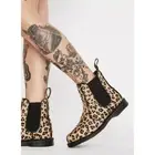 Doc Martens Flora Leopard Calf Hair Kensington Chelsea Boot US 6 $140 NEW