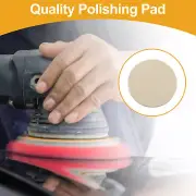 1pc 4" 100mm Universal Wool Polishing Buffing Waxing Hook Loop Wool White