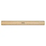 Celco Wooden Ruler with Metal Edge 30cm