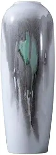Vases for Decor Flower Vase Chinese Hand-Painted Ink Painting Vases Creative Home Decoration Ceramic Craft Vase Flower Bottle Vase Table Centerpieces (Size : Large)