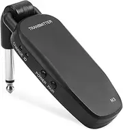 Homoyoyo Electric Guitar Pickups Wireless Guitar System Audio Transmission Receiver Wireless Guitar Transmitter Receiver Guitar Bass Wireless System Electric Guitar Accessories Black Metal