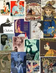 25+ Perfume & Cosmetic Images Ephemera Vintage Style for Junk Journal