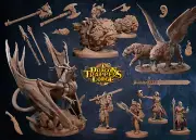 Ice Tyrant and Trapper Pack by Dragon Trappers | D&D | DnD | Print on Demand