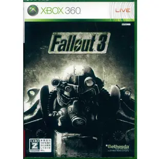 XBOX360 異塵餘生 3 日文版 Fallout 3 (支援XBOX ONE)【一起玩】(現貨全新)