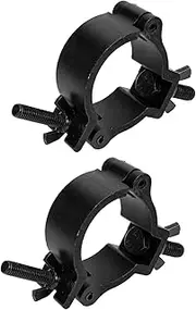 WESIEVYA Wear-Resistant Lamp Clips 2pcs Stage Light Clamps Aluminum Alloy Hook Clamps