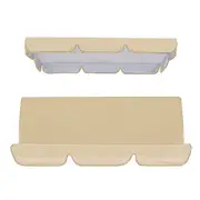 Waterproof Swing Canopy Replacement Swing Seat Sun Shade Cover with Seat Cover